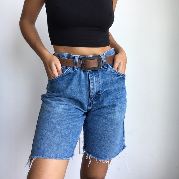 Vintage wrangler cutoff high waist jean shorts w30 - Picture 4 of 8